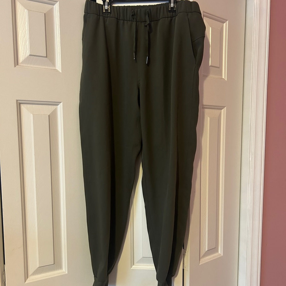 Olive green joggers